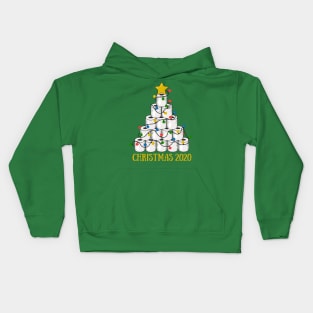 Toilet paper Christmas 2020 Kids Hoodie